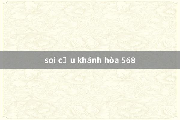 soi cầu khánh hòa 568